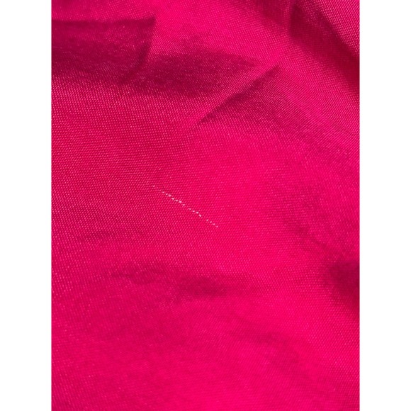 Liz Claiborne Collection Silk Blouse Fuchsia Camp Shirt Career Top Women's M - Picture 7 of 11